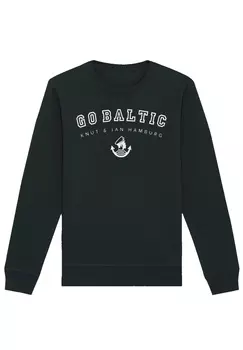 Толстовка F4NT4STIC Unisex Go Baltic Knut & Jan Hamburg, черный