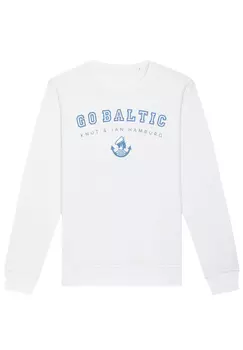 Толстовка F4NT4STIC Unisex Go Baltic Knut & Jan Hamburg, белый