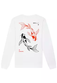 Толстовка F4NT4STIC Unisex Koi Japan, белый