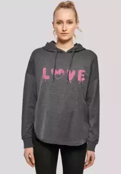 Толстовка F4NT4STIC "Valentine's Day Love Pink", принт, цвет Charcoal