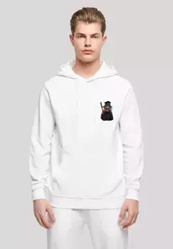 Толстовка F4NT4STIC "Wizard Cat HOODIE", принт, белый