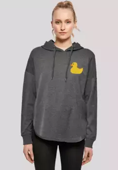 Толстовка F4NT4STIC "Yellow Rubber Duck OVERSIZE HOODIE", принт, цвет Charcoal