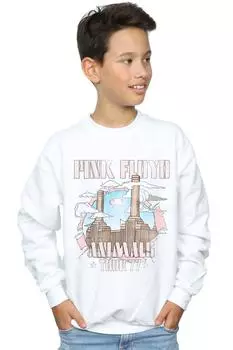 Толстовка «Фабрика животных» Pink Floyd, белый