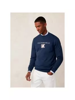Толстовка Faconnable Sweatshirt, цвет Marine