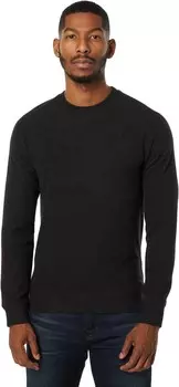 Толстовка Faherty Legend Sweater Crew, цвет Heathered Black Twill