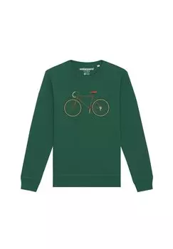 Толстовка FAHRRAD watapparel, темно-зеленый