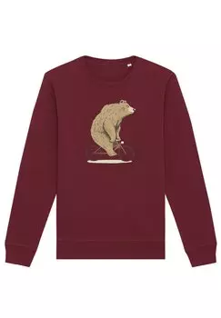 Толстовка FAHRRADBR Watapparel, цвет burgundy