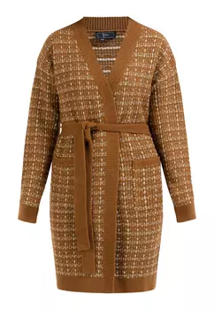 Толстовка faina Cardigan, коричневый