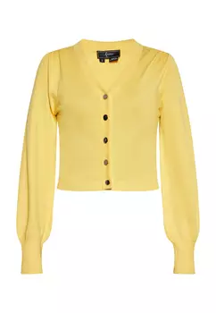 Толстовка faina Cardigan, светло-желтый