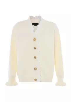 Толстовка faina Strickjacke, белый