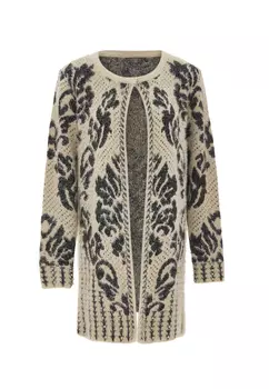 Толстовка faina Strickjacke, бежевый