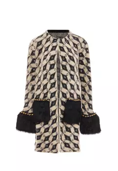 Толстовка faina Strickjacke, бежевый