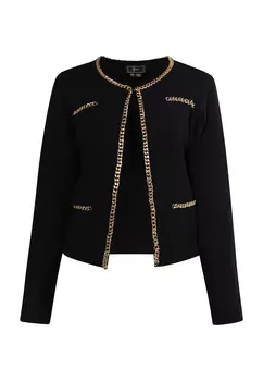 Толстовка faina Strickjacke, черный