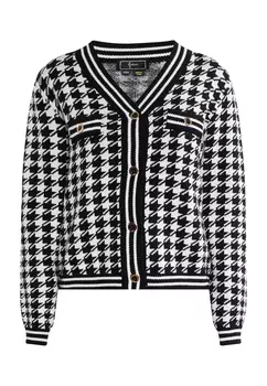 Толстовка faina Strickjacke, черный