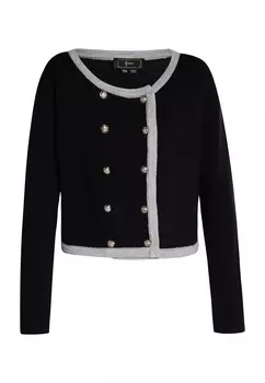 Толстовка faina Strickjacke, черный