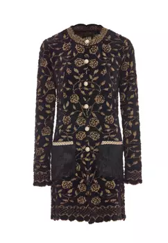 Толстовка faina Strickjacke, черный