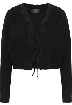 Толстовка faina Strickjacke, черный