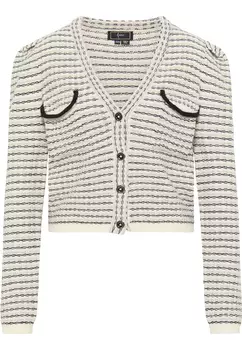 Толстовка faina Strickjacke, цвет Wollweiss Mehrfarbig