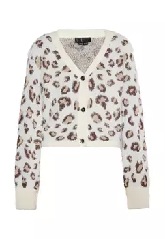 Толстовка faina Strickjacke, цвет Wollweiss Mehrfarbig