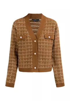 Толстовка faina Strickjacke, коричневый