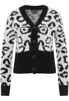 Толстовка faina Strickjacke, кремовый черный