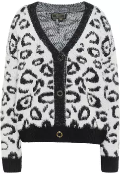 Толстовка faina Strickjacke, кремовый черный