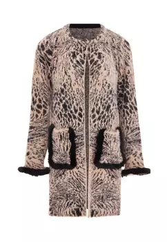Толстовка faina Strickjacke, розовый черный