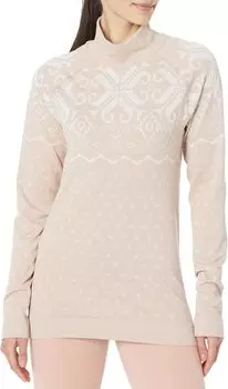 Толстовка Fair Isle Base Layer Top Sweaty Betty, цвет Deco Beige