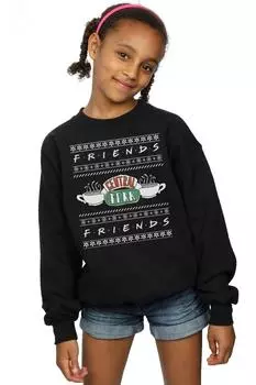 Толстовка Fair Isle Central Perk Friends, черный
