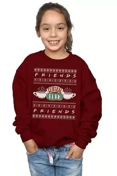 Толстовка Fair Isle Central Perk Friends, красный