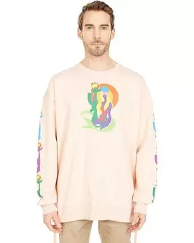 Толстовка Faith Connexion Todd James Crew Neck Sweater, розовый