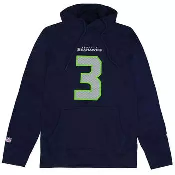 Толстовка Fanatics NFL Seattle Seahawks Russell Wilson 3 Fanatics, синий