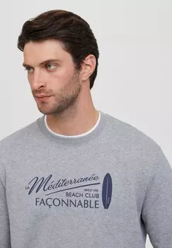 Толстовка Faonnable, светло-серый