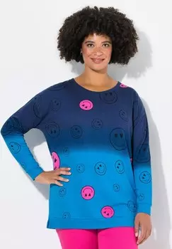 Толстовка FARBVERLAUF SMILEY Angel of Style, темно-синий