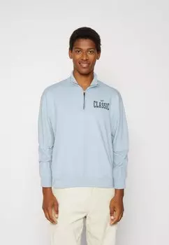 Толстовка FASHION LOGO HALF ZIP GAP, светло-синий