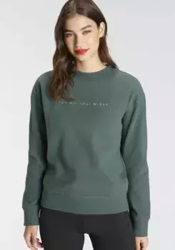 Толстовка FAYN SPORTS "Crew Neck", с вышивкой логотипа, цвет Petrol