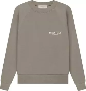 Толстовка Fear of God Essentials Essentials Crewneck 'Desert Taupe', серый