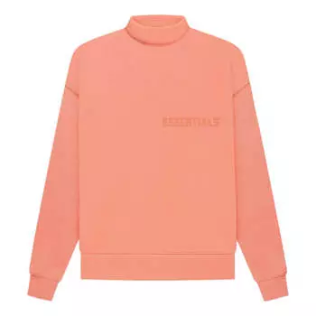 Толстовка Fear of God Essentials FW22 Essentials Mockneck Coral, цвет coral
