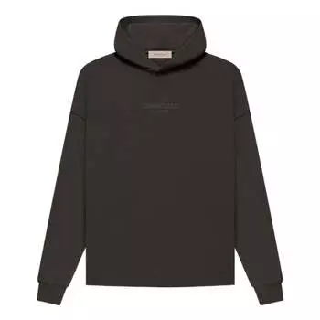 Толстовка Fear of God Essentials FW22 Relaxed Hoodie 'Off Black', черный