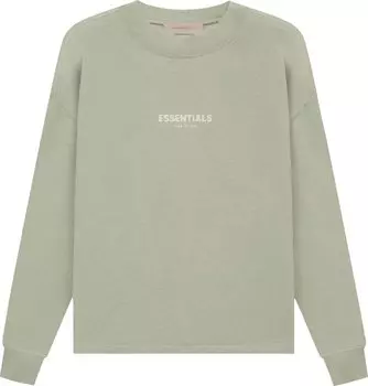 Толстовка Fear of God Essentials Relaxed Crewneck 'Sea Foam', зеленый