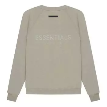 Толстовка Fear of God Essentials SS21 Pull-Over Crewneck Moss, цвет moss