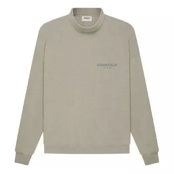 Толстовка Fear of God Essentials SS21 Pull-Over Mockneck Moss, цвет moss