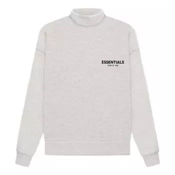 Толстовка Fear of God Essentials SS22 Mockneck Light Oatmeal