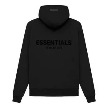 Толстовка Fear of God Essentials SS22 Stretch Limo Hoodie 'Black', черный