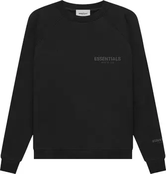 Толстовка Fear of God Essentials Summer Core Crew Sweat 'Black', черный