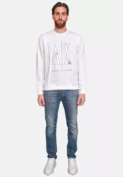 Толстовка Felpa Armani Exchange, белый