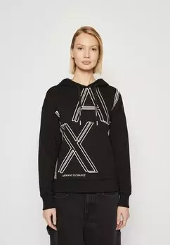 Толстовка FELPA Armani Exchange, черный