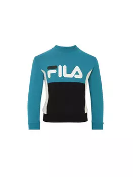 Толстовка felpa con maxi logo per bambini Fila, голубой
