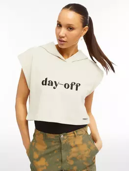 Толстовка felpa corta in french terry Freddy, белый