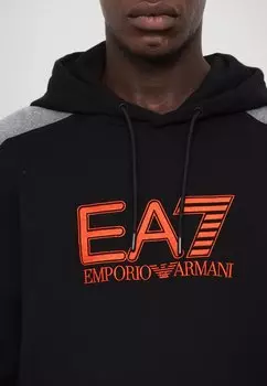 Толстовка FELPA EA7 Emporio Armani, черный